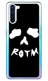 Face bone ブラック （クリア） design by ROTM OPPO Reno3 A MVNOスマホ（SIMフリー端末）・Y!mobile・楽天モバイル SECOND SKIN oppo スマホ oppo スマートフォン oppo スマホケース oppo スマホカバー オッポ スマホケース 送料無料