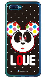 Love Panda ホワイトドット （ソフトTPUクリア） design by Moisture OPPO Reno A MVNOスマホ（SIMフリー端末） SECOND SKIN oppo スマホ oppo スマートフォン oppo スマホケース oppo スマホカバー オッポ スマホケース オッポ スマホカバー 送料無料