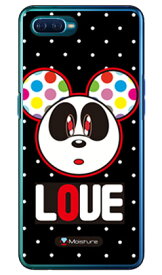 Love Panda ホワイトドット （クリア） design by Moisture OPPO Reno A MVNOスマホ（SIMフリー端末） SECOND SKIN oppo スマホ oppo スマートフォン oppo スマホケース oppo スマホカバー オッポ スマホケース オッポ スマホカバー 送料無料