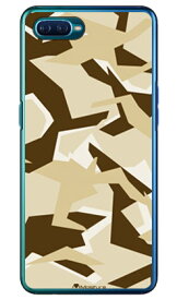 URBAN camouflage サンド （クリア） design by Moisture OPPO Reno A MVNOスマホ（SIMフリー端末） SECOND SKIN oppo スマホ oppo スマートフォン oppo スマホケース oppo スマホカバー オッポ スマホケース オッポ スマホカバー 送料無料