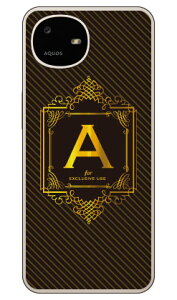 Cf LTD ���O�W���A���[�C�j�V���� A �S�[���h�C�G���[ (�N���A) AQUOS wish6 SH-M36 A602SH A603SH SoftBank Coverfull �{�� �ی� �n�[�h�P�[�X �X�}�z�J�o�[�@��������