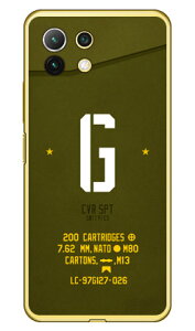 Cf LTD ミリタリー イニシャル アルファベット G カーキ (クリア)Mi 11 Lite 5G M2101K9R MVNOスマホ(SIMフリー端末) Coverfull mi 11 lite 5g m2101k9r スマホ mi 11 lite 5g m2101k9r スマートフォン mi 11 lite 5g m2101