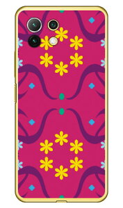 スモールフラワーパターン パープル (クリア)Mi 11 Lite 5G M2101K9R MVNOスマホ(SIMフリー端末) Coverfull カバフル 平面 mi 11 lite 5g m2101k9r スマホ mi 11 lite 5g m2101k9r スマートフォン mi 11 lite 5g m2101k9r