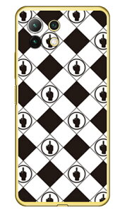 F rhombuses ホワイト×ブラック (クリア) design by ROTM Mi 11 Lite 5G M2101K9R MVNOスマホ(SIMフリー端末) SECOND SKIN mi 11 lite 5g m2101k9r スマホ mi 11 lite 5g m2101k9r スマートフォン mi 11 lite 5g m2101k9r mi 11 lite 5