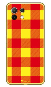 Buffalo check イエロー (クリア) design by Moisture Mi 11 Lite 5G M2101K9R MVNOスマホ(SIMフリー端末) SECOND SKIN ハードケース mi 11 lite 5g m2101k9r スマホ mi 11 lite 5g m2101k9r スマートフォン mi 11 lite 5g m2101k9r m