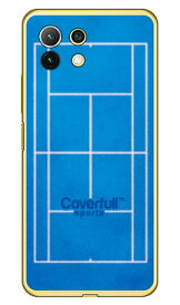 テニスコート ブルー（クリア）Mi 11 Lite 5G M2101K9R MVNOスマホ（SIMフリー端末） Coverfull カバフル 平面 受注生産 mi 11 lite 5g m2101k9r スマホ mi 11 lite 5g m2101k9r スマートフォン mi 11 lite 5g m2101k9r スマホケース mi 11 lite 5g 送料無料