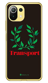 Transport Laurel ブラック （ソフトTPUクリア） design by Moisture Mi 11 Lite 5G M2101K9R MVNOスマホ（SIMフリー端末） SECOND SKIN mi 11 lite 5g m2101k9r スマホ mi 11 lite 5g m2101k9r スマートフォン mi 11 lite 5g m2101k9r スマホケース mi 送料無料