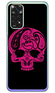 Paisley skull �u���b�N �i�\�t�gTPU�N���A�j design by ROTM Redmi Note 11 MVNO�X�}�z�iSIM�t���[�[���j SECOND SKIN �󒍐��Y �X�}�z�P�[�X �\�t�g�P�[�Xredmi note 11 �X�}�z redmi note 11 �X�}�[�g�t�H�� redmi note 1