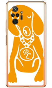 Dog �z���C�g×�I�����W design by ROTM �i�N���A�j Redmi Note 10 Pro M2101K6R MVNO�X�}�z�iSIM�t���[�[���j SECOND SKIN redmi note 10 pro m2101k6r �X�}�z redmi note 10 pro m2101k6r �X�}�[�g�t�H�� redmi note 10 pro ��������