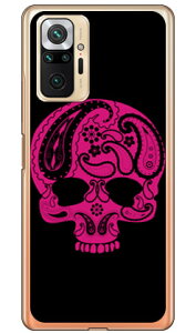 Paisley skull �u���b�N �i�\�t�gTPU�N���A�j design by ROTM Redmi Note 10 Pro M2101K6R MVNO�X�}�z�iSIM�t���[�[���j SECOND SKIN redmi note 10 pro m2101k6r �X�}�z redmi note 10 pro m2101k6r �X�}�[�g�t�H�� redmi note 10 pro m2101