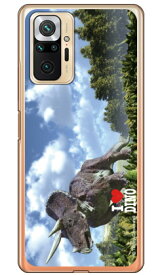 Dinosaur Design 恐竜デザインシリーズ 「トリケラトプス」 （ソフトTPUクリア） Redmi Note 10 Pro M2101K6R MVNOスマホ（SIMフリー端末） redmi note 10 pro m2101k6r スマホ redmi note 10 pro m2101k6r スマートフォン redmi 送料無料