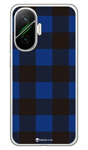 Buffalo check �u���[Poco F7 (�\�t�gTPU) SECOND SKIN �P�[�X �J�o�[ �X�}�z�P�[�X �������� �ϏՌ� �v�����g ��
