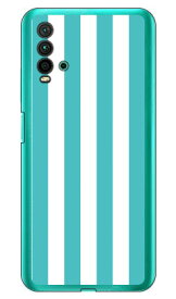 Cf LTD ミントブルーコレクションシリーズ ストライプB （クリア） Redmi 9T M2010J19SR MVNOスマホ（SIMフリー端末）・Y!mobile Coverfull redmi 9t m2010j19sr スマホ redmi 9t m2010j19sr スマートフォン redmi 9t m2010j19sr スマホケース 送料無料