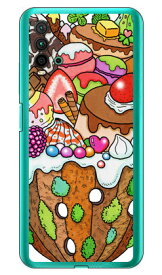 おかしのやま （クリア） design by 326 Redmi 9T M2010J19SR MVNOスマホ（SIMフリー端末）・Y!mobile SECOND SKIN redmi 9t m2010j19sr スマホ redmi 9t m2010j19sr スマートフォン redmi 9t m2010j19sr スマホケース m2010j19sr スマホカバー 送料無料