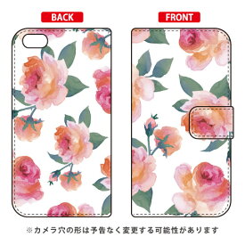 手帳型スマートフォンケース Cf LTD 水彩 バラ ピンク iPhone 6 Plus Apple Coverfull アップル iphone6 plus iphone6 plus ケース iphone6 plus カバー アイフォーン6プラス ケース アイフォーン6プラス カバー iphone 6 plus case 送料無料