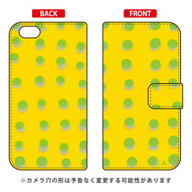 手帳型スマートフォンケース オブチジン 「dot series イエロー」 iPhone 6 Apple SECOND SKIN iphone6 ケース iphone6 カバー iphone 6 ケース iphone 6 カバーアイフォーン6 ケース アイフォーン6 カバー iphoneケース ブランド iphone ケース 送料無料