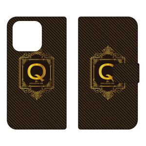 �蒠�^�X�}�[�g�t�H���P�[�X Cf LTD ���O�W���A���[ �C�j�V���� �A���t�@�x�b�g Q �i�S�[���h�C�G���[�j iPhone 15 Pro Coverfull �P�[�X �J�o�[ �X�}�z�P�[�X �������� �ϏՌ� �v�����g �ی� �Ռ��z