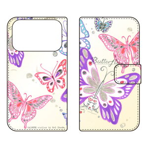 �蒠�^�X�}�[�g�t�H���P�[�X �r�c�n�� �uButterfly2 �N���[���v iPhone 17 Pro SECOND SKIN �P�[�X �J�o�[ �X�}�z�P�[�X �������� �ϏՌ� �v�����g �ی� �Ռ��z��