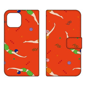蒠^X}[gtHP[X YOKEY uSwimming Girlsv iPhone 13 Apple SECOND SKIN ZJhXL 󒍐Y X}zP[X 蒠^P[X iphone13 P[X iphone13 Jo[ ACtH[13 P[X ACtH[1