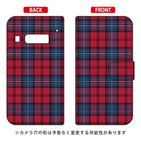 手帳型スマートフォンケース チェック レッド×ブルー iida INFOBAR A03 au SECOND SKIN a03 ケース a03 カバー infobar a03 ケース infobar a03 カバー インフォバー ケース インフォバー カバー スマホケース スマホカバー アンドロイド 送料無料