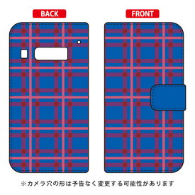 手帳型スマートフォンケース チェック ブルー×ピンク iida INFOBAR A03 au SECOND SKIN a03 ケース a03 カバー infobar a03 ケース infobar a03 カバー インフォバー ケース インフォバー カバー スマホケース スマホカバー アンドロイド 送料無料