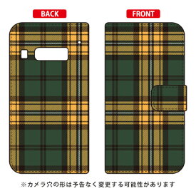 手帳型スマートフォンケース 「トラッドチェック イエローグリーン」 iida INFOBAR A03 au SECOND SKIN a03 ケース a03 カバー infobar a03 ケース infobar a03 カバー インフォバー ケース インフォバー カバー スマホケース 送料無料