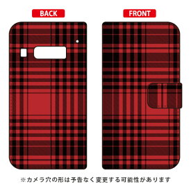 手帳型スマートフォンケース 「トラッドチェック レッド」 iida INFOBAR A03 au SECOND SKIN a03 ケース a03 カバー infobar a03 ケース infobar a03 カバー インフォバー ケース インフォバー カバー スマホケース スマホカバー アンドロイド 送料無料