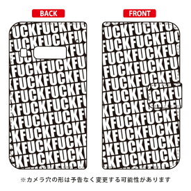 手帳型スマートフォンケース Cf LTD FUCKパターン ブラック iida INFOBAR A03 au Coverfull a03 ケース a03 カバー infobar a03 ケース infobar a03 カバー インフォバー ケース インフォバー カバー スマホケース スマホカバー アンドロイド 送料無料