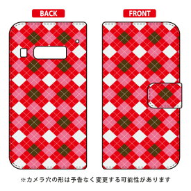 手帳型スマートフォンケース Cf LTD チェック柄 （RED×PINK） iida INFOBAR A03 au Coverfull a03 ケース a03 カバー infobar a03 ケース infobar a03 カバー インフォバー ケース インフォバー カバー スマホケース スマホカバー アンドロイド 送料無料