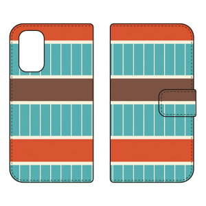 手帳型スマートフォンケース Cf LTD パターン-52 OPPO A54 5G OPG02 au・MVNOスマホ(SIMフリー端末) Coverfull 手帳型ケースopg02 スマホ 本体 保護 ケース 手帳 カバー 耐衝撃 ショルダー 透明 シリコン