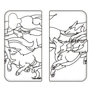 �蒠�^�X�}�[�g�t�H���P�[�X Yohei Takahashi �uWolvesline�v Galaxy A25 5G SCG33 SC-53F SM-A253Z SM-A253Q SM-A253C SECOND SKIN �P�[�X �J�o�[ �X�}�z�P�[�X �������� �ϏՌ� �v�����g �ی� �Ռ��z��