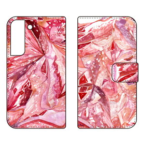 �蒠�^�X�}�[�g�t�H���P�[�X Saqui Hotate �uhibana�v Galaxy S22 SCG13 SC-51C au�Edocomo SECOND SKIN �󒍐��Y �X�}�z�P�[�X �蒠�^�P�[�Xau scg13 sc-51c �P�[�X scg13 sc-51c �J�o�[ galaxy s22 �P�[�X galaxy s22 �J�o�[ 