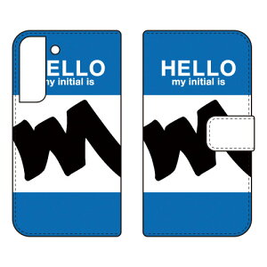 �蒠�^�X�}�[�g�t�H���P�[�X Cf LTD �n���[ �C�j�V���� �A���t�@�x�b�g M �i�u���[�j Galaxy S22 SCG13 SC-51C au�Edocomo Coverfull �蒠�^�P�[�Xau scg13 sc-51c �P�[�X scg13 sc-51c �J�o�[ galaxy s22 �P�[�X galaxy s2