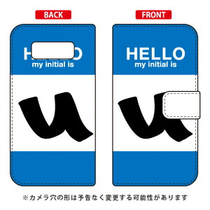 �蒠�^�X�}�[�g�t�H���P�[�X Cf LTD �n���[ �C�j�V���� �A���t�@�x�b�g U �i�u���[�j Galaxy Note8 SCV37�ESC-01K au�Edocomo Coverfull scv37 sc-01k �J�o�[ scv37 sc-01k �P�[�X galaxy note 8 �P�[�X galaxy note 8 scv37 sc-