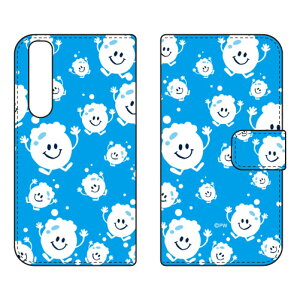 �蒠�^�X�}�[�g�t�H���P�[�X �ububbles ���C�g�u���[�v design by PansonWorks Xperia 1 III SOG03�ESO-51B�EA101SO au�Edocomo�ESoftBank SECOND SKIN xperia 1 iii �P�[�X xperia 1 iii �J�o�[ 1 iii �P�[�X 1 iii �J�o�[ �G�N�X