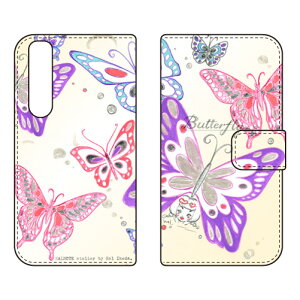 �蒠�^�X�}�[�g�t�H���P�[�X �r�c�n�� �uButterfly2 �N���[���v Xperia 1 III SOG03�ESO-51B�EA101SO au�Edocomo�ESoftBank SECOND SKIN xperia 1 iii �P�[�X xperia 1 iii �J�o�[ 1 iii �P�[�X 1 iii �J�o�[ �G�N�X�y���A1 iii