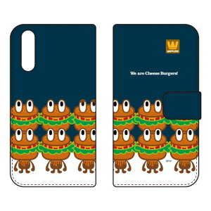 �蒠�^�X�}�[�g�t�H���P�[�X �ucheese burgers�v design by PansonWorks Xperia 10 III SOG04�ESO-52B�EA102SO�E10 III Lite XQ-BT44 au�Edocomo�EY!mobile�EMVNO�X�}�z�iSIM�t���[�[���j SECOND SKIN xperia 10 iii �P�[�X xperia 10 iii 