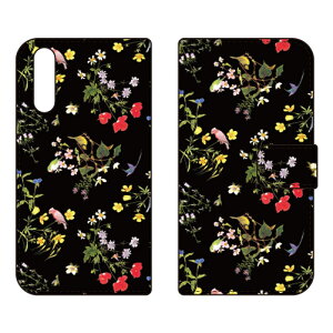 �蒠�^�X�}�[�g�t�H���P�[�X SINDEE �uNatural Flower �i�u���b�N�j�v Xperia 10 III SOG04�ESO-52B�EA102SO�E10 III Lite XQ-BT44 au�Edocomo�EY!mobile�EMVNO�X�}�z�iSIM�t���[�[���j SECOND SKIN xperia 10 iii �P�[�X xperia 10 
