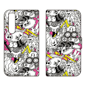 蒠^X}[gtHP[X ICHASU uCARTOONv Xperia 5 III SOG05ESO-53BEXQ-BQ42 auEdocomoESoftBankEMVNOX}ziSIMt[[j SECOND SKIN xperia 5 mark3 P[X xperia 5 mark3 Jo[ 5 mark3 P[X 5 mark3 Jo