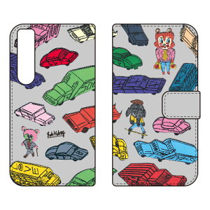 �蒠�^�X�}�[�g�t�H���P�[�X Rob Kidney �uDreamy Cars�v Xperia 1 IV SOG06 SO-51C A201SO XQ-CT44 au�Edocomo�ESoftBank�EMVNO�X�}�z�iSIM�t���[�[���j SECOND SKINxperia 1 IV �P�[�X xperia 1 IV �J�o�[ 1 IV �P�[�X 1 IV �J�o�[