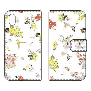 �蒠�^�X�}�[�g�t�H���P�[�X SINDEE �uFly Flower �i�z���C�g�j�v Xperia Ace III SOG08 SO-53C A203SO SECOND SKIN �P�[�X �J�o�[ �X�}�z�P�[�X �������� �ϏՌ� �v�����g �ی� �Ռ��z��