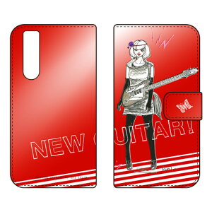�蒠�^�X�}�[�g�t�H���P�[�X �r�c�n�� �uNew Guitar ���b�h�v Xperia 5 IV SOG09 SO-54C A204SO XQ-CQ44 SECOND SKIN �P�[�X �J�o�[ �X�}�z�P�[�X �������� �ϏՌ� �v�����g �ی� �Ռ��z��