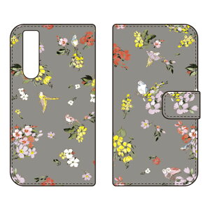 �蒠�^�X�}�[�g�t�H���P�[�X SINDEE �uFly Flower �i�O���[�j�v Xperia 5 IV SOG09 SO-54C A204SO XQ-CQ44 SECOND SKIN �P�[�X �J�o�[ �X�}�z�P�[�X �������� �ϏՌ� �v�����g �ی� �Ռ��z��