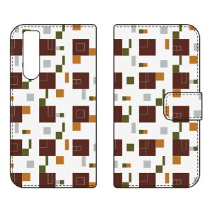 �蒠�^�X�}�[�g�t�H���P�[�X Cf LTD �p�^�[��-38 Xperia 5 IV SOG09 SO-54C A204SO XQ-CQ44 Coverfull �P�[�X �J�o�[ �X�}�z�P�[�X �������� �ϏՌ� �v�����g �ی� �Ռ��z��