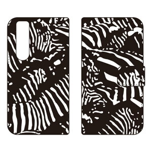 �蒠�^�X�}�[�g�t�H���P�[�X Zebra camo �u���b�N design by ROTM Xperia 1 VI SOG13 SO-51E A401SO XQ-EC44 SECOND SKIN �P�[�X �J�o�[ �X�}�z�P�[�X �������� �ϏՌ� �v�����g �ی� �Ռ��z��