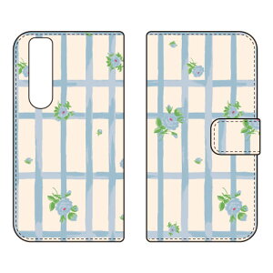 �蒠�^�X�}�[�g�t�H���P�[�X SINDEE �uFlower Grid �i�x�[�W���j�v Xperia 1 VI SOG13 SO-51E A401SO XQ-EC44 SECOND SKIN �P�[�X �J�o�[ �X�}�z�P�[�X �������� �ϏՌ� �v�����g �ی� �Ռ��z��