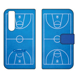 �蒠�^�X�}�[�g�t�H���P�[�X �o�X�P�b�g�R�[�g �u���[ Xperia 1 VI SOG13 SO-51E A401SO XQ-EC44 Coverfull �P�[�X �J�o�[ �X�}�z�P�[�X �������� �ϏՌ� �v�����g �ی� �Ռ��z��