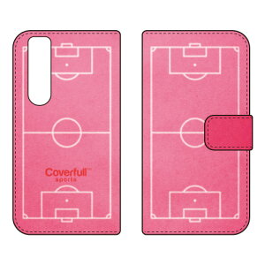 �蒠�^�X�}�[�g�t�H���P�[�X �T�b�J�[�R�[�g �s���N Xperia 1 VI SOG13 SO-51E A401SO XQ-EC44 Coverfull �P�[�X �J�o�[ �X�}�z�P�[�X �������� �ϏՌ� �v�����g �ی� �Ռ��z��