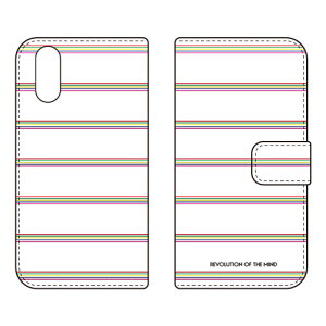 �蒠�^�X�}�[�g�t�H���P�[�X Multi border �z���C�g design by ROTM Xperia 10 VI SOG14 SO-52E A402SO XQ-ES44 SECOND SKIN �P�[�X �J�o�[ �X�}�z�P�[�X �������� �ϏՌ� �v�����g �ی� �Ռ��z��