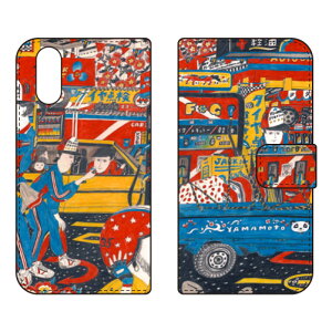 �蒠�^�X�}�[�g�t�H���P�[�X ��щ� �ugas station�v Xperia 10 VI SOG14 SO-52E A402SO XQ-ES44 SECOND SKIN �P�[�X �J�o�[ �X�}�z�P�[�X �������� �ϏՌ� �v�����g �ی� �Ռ��z��